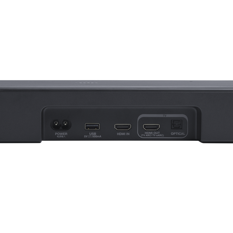 BARRA DE SONIDO JBL CON SUBWOOFER INALÁMBRICO BAR500M2BLK